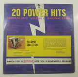K-Tel 20 Power Hits Volume II Original Hits 12" Vinyl Record
