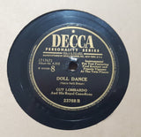 1946 Decca Records Guy Lombardo And His Royal Canadians 10" Vinyl Record Set of 4