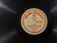 Wallis Original Ruth Wallis and Orchestra Gimme and A Long Long Time 10" Vinyl Record
