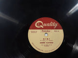 Quality Polydor Andre Claveau Valser Avec Ton Souvenir and G I G I 10" Vinyl Record