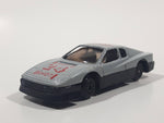 Unknown Brand "Hot Shot" #24 Light Grey Die Cast Toy Car Vehicle