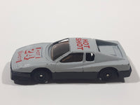 Unknown Brand "Hot Shot" #24 Light Grey Die Cast Toy Car Vehicle