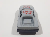 Unknown Brand "Hot Shot" #24 Light Grey Die Cast Toy Car Vehicle