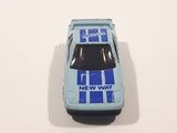 Unknown Brand "New Way Perfect" Light Blue Die Cast Toy Car Vehicle