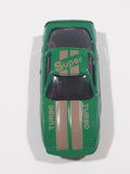 Unknown Brand "Super Turbo" Green Die Cast Toy Car Vehicle