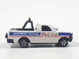 Unknown Brand 8073-B Police Highway Patrol Truck White Die Cast Toy Car Vehicle