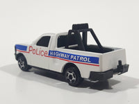 Unknown Brand 8073-B Police Highway Patrol Truck White Die Cast Toy Car Vehicle