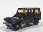 Vintage Yatming No. 1062 Jeep CJ-7 Black Die Cast Toy Car Vehicle Missing Hood