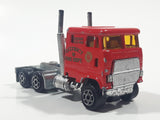 Vintage Majorette Fire Engine No. 45 District 2 Fire Dept Semi Tractor Toy Truck Die Cast 1/87 Scale #612