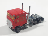 Vintage Majorette Fire Engine No. 45 District 2 Fire Dept Semi Tractor Toy Truck Die Cast 1/87 Scale #612