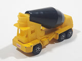 1995 Hot Wheels Oshkosh Cement Mixer Yellow & Black Die Cast Toy Truck Construction Vehicle