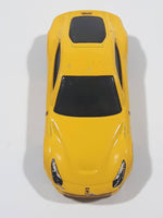 2014 Hot Wheels HW City - Speed Team Ferrari F12 Berlinetta Yellow Die Cast Toy Car Vehicle