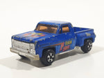 Vintage Universal Products "Flash" Chevy Stepside Truck Blue Die Cast Toy Car Vehicle Made in Hong Kong
