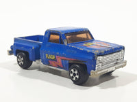 Vintage Universal Products "Flash" Chevy Stepside Truck Blue Die Cast Toy Car Vehicle Made in Hong Kong