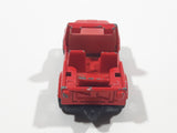 Vintage Unknown Brand No. 8405 or 3405 Jeep Red Die Cast Toy Car Vehicle Made in Hong Kong