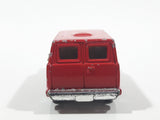 Vintage Unknown Brand Van Red Die Cast Toy Car Vehicle Made in Hong Kong