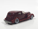 1983 Hot Wheels '35 Classic Caddy Cadillac Maroon Die Cast Toy Car Vehicle