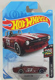 2021 Hot Wheels HW Race Day Triumph TR6 Metalflake Dark Red Die Cast Toy Car Vehicle New in Package