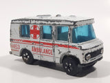 Vintage PlayArt Mercedes Benz Ambulance H453 White Die Cast Toy Car Vehicle Made in Hong Kong