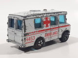 Vintage PlayArt Mercedes Benz Ambulance H453 White Die Cast Toy Car Vehicle Made in Hong Kong