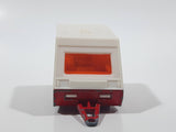 Vintage Majorette No. 325 Caravane Camper Traiper Red and White 1/70 Scale Die Cast Toy Car Vehicle with Opening Door
