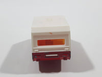 Vintage Majorette No. 325 Caravane Camper Traiper Red and White 1/70 Scale Die Cast Toy Car Vehicle with Opening Door