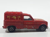 Vintage Majorette No. 230 Renault 4 L Fire Truck Red 1/55 Scale Die Cast Toy Car Vehicle