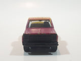 1998 JGI Subway Stepside Pickup Truck Yellow and Purple Die Cast Toy Car Vehicle