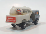 Vintage Universal Products No. M1006 Cabover Semi Tanker Petrol Truck Esso Silver Grey and White Die Cast Toy Car Vehicle Made in Hong Kong