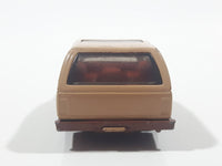 Vintage 1981 Hot Wheels Minitrek Tan Brown Die Cast Toy Car Vehicle Made in Hong Kong