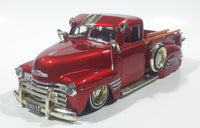 Jada Toys No. 50220-9 1951 Chevrolet Pickup Truck Red 1/24 Scale Die Cast Toy Car Vehicle Missing Parts