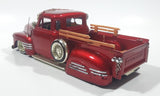 Jada Toys No. 50220-9 1951 Chevrolet Pickup Truck Red 1/24 Scale Die Cast Toy Car Vehicle Missing Parts