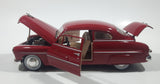 1949 Mercury Coupe Red 1/24 Scale Die Cast Toy Car Vehicle