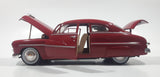 1949 Mercury Coupe Red 1/24 Scale Die Cast Toy Car Vehicle