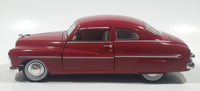 1949 Mercury Coupe Red 1/24 Scale Die Cast Toy Car Vehicle