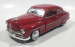 1949 Mercury Coupe Red 1/24 Scale Die Cast Toy Car Vehicle