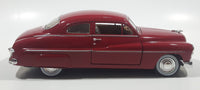 1949 Mercury Coupe Red 1/24 Scale Die Cast Toy Car Vehicle