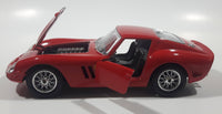 Burago 1962 Ferrari 250 GTO Red 1/24 Scale Die Cast Toy Car Vehicle With Opening Doors and Hood Made in Italy