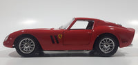 Burago 1962 Ferrari 250 GTO Red 1/24 Scale Die Cast Toy Car Vehicle With Opening Doors and Hood Made in Italy