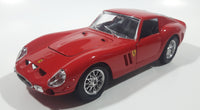 Burago 1962 Ferrari 250 GTO Red 1/24 Scale Die Cast Toy Car Vehicle With Opening Doors and Hood Made in Italy