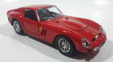 Burago 1962 Ferrari 250 GTO Red 1/24 Scale Die Cast Toy Car Vehicle With Opening Doors and Hood Made in Italy