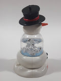1996 McDonald's Disney 101 Dalmatians Snowman Shaped 4 1/4" Tall Plastic Snow Globe Toy
