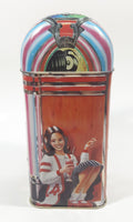 Churchill's Bill Haley & His Comets Rock Around The Clock Jukebox Music Themed 7" Tall Embossed Tin Metal Coin Bank