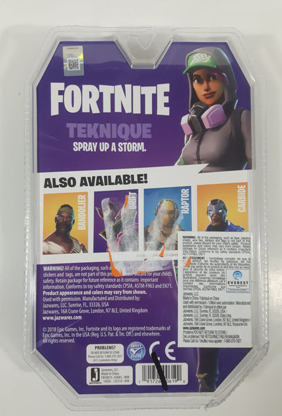 2018 Jazwares Epic Games Fortnite Teknique Solo Mode