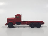 Unknown Brand Semi Tractor Truck Red Die Cast Toy Car Vehicle
