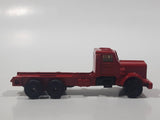 Unknown Brand Semi Tractor Truck Red Die Cast Toy Car Vehicle