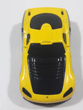 2002 Hot Wheels Hot Tunerz BFGoodrich Dodge Viper GTS-R Yellow Die Cast Toy Car Vehicle Missing Spoiler