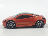 2004 Hot Wheels First Editions Realistix Mitsubishi Eclipse Concept Metalflake Orange Die Cast Toy Car Vehicle