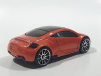 2004 Hot Wheels First Editions Realistix Mitsubishi Eclipse Concept Metalflake Orange Die Cast Toy Car Vehicle