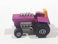 Vintage 1972 Lesney Products Matchbox No. 29 Mod Tractor Magenta Pink Die Cast Toy Car Farming Equipment Machinery Vehicle